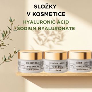 🧴✨ SLOŽKY V KOSMETICE: KYSELINA HYALURONOVÁ & SODIUM HYALURONATE ✨🧴 Hydratační složky, které pleť miluje. 💧 Možná znějí...