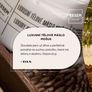 🌿 LUXUSNÍ TĚLOVÉ MÁSLO MOŠUS ✨🧴 Sametová péče, která vaši pokožku doslova zahalí do hebkosti, vůně a výživy. Toto tělové...