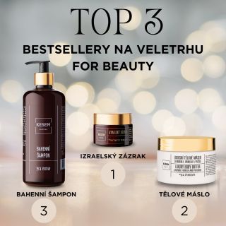 Nejprodávanější TOP 3 produkty KESEM Na letošním veletrhu FOR BEAUTY jste k nám často přicházeli na jistotu, a to...